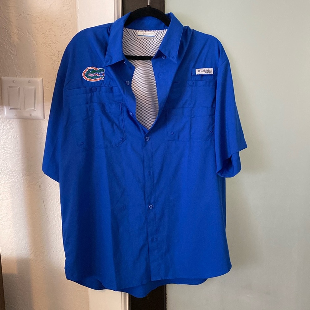 Men’s Florida Gator Columbia Fishing Shirt